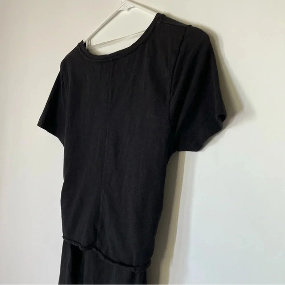 Sanctuary Black Tie Front Short Sleeve Dress Size Small - Picture 8 of 8